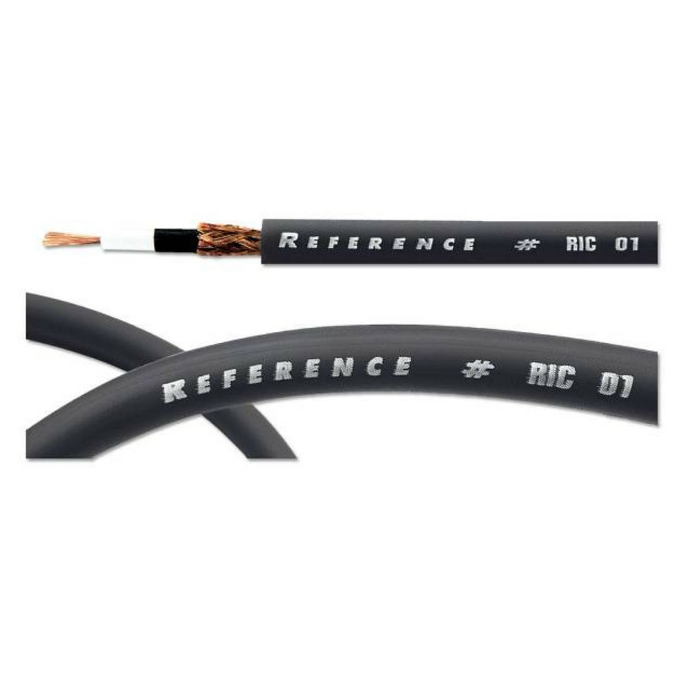 Reference Cables RIC 01 ライブ用 黒 ストレート-Ｌ字 6m-www