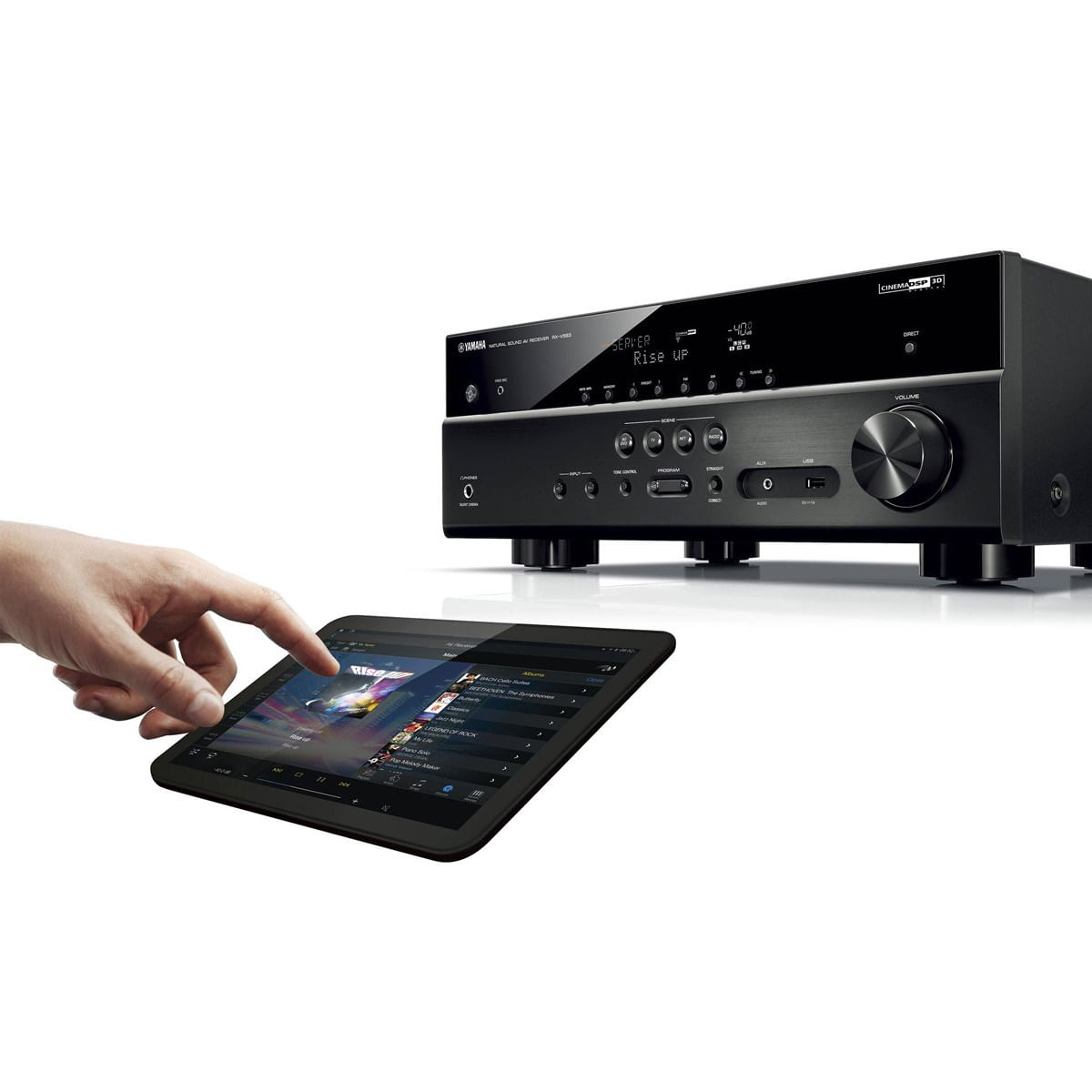 Receiver AV 7.2 Canais Dolby Atmos® RX-V583 - Yamaha | Ninja Musical